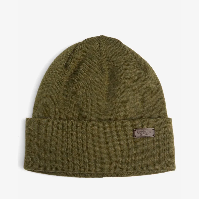 Barbour HEALEY Mens Beanie Olive sold by Shuperb