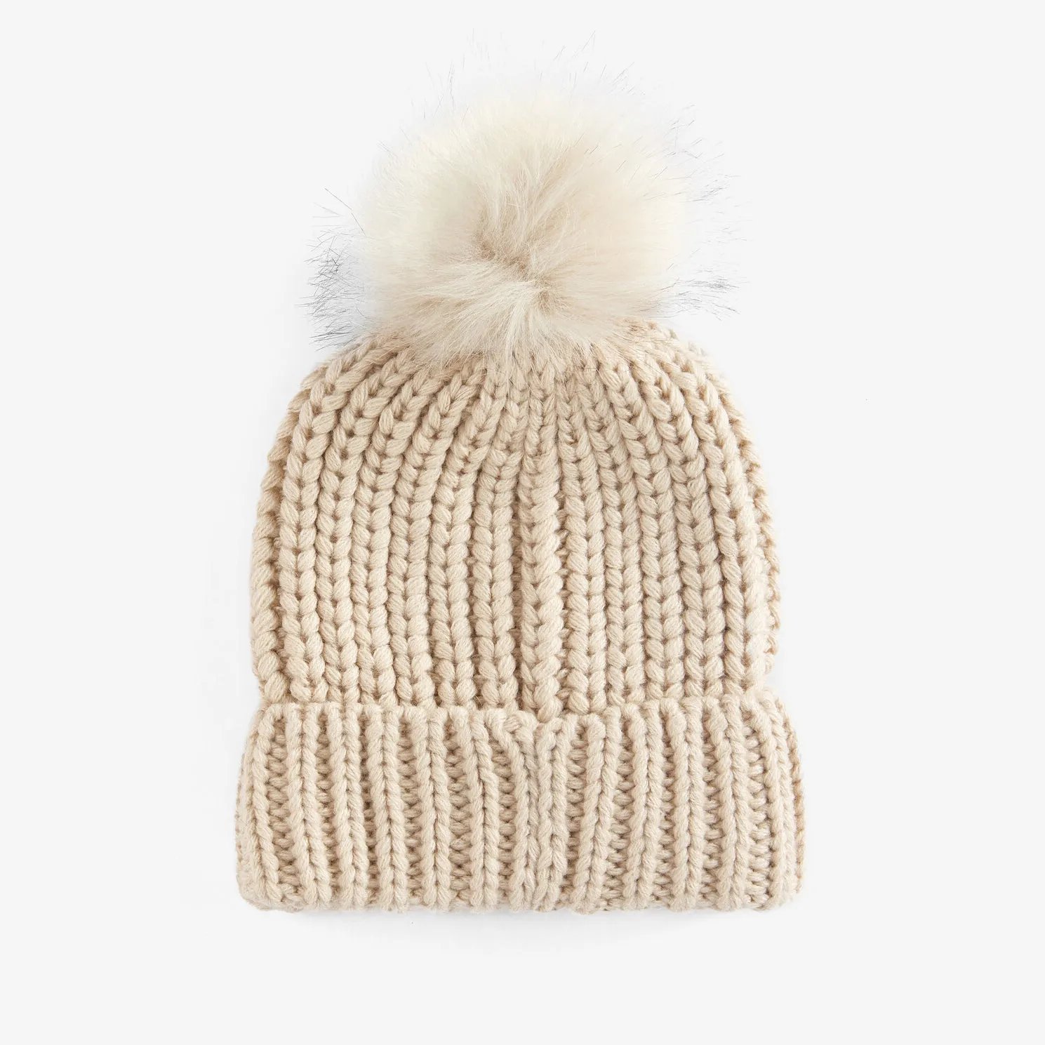 Barbour SALTBURN Womens Pom-Pom Beanie Pearl sold by Shuperb product image thumbnail 2
