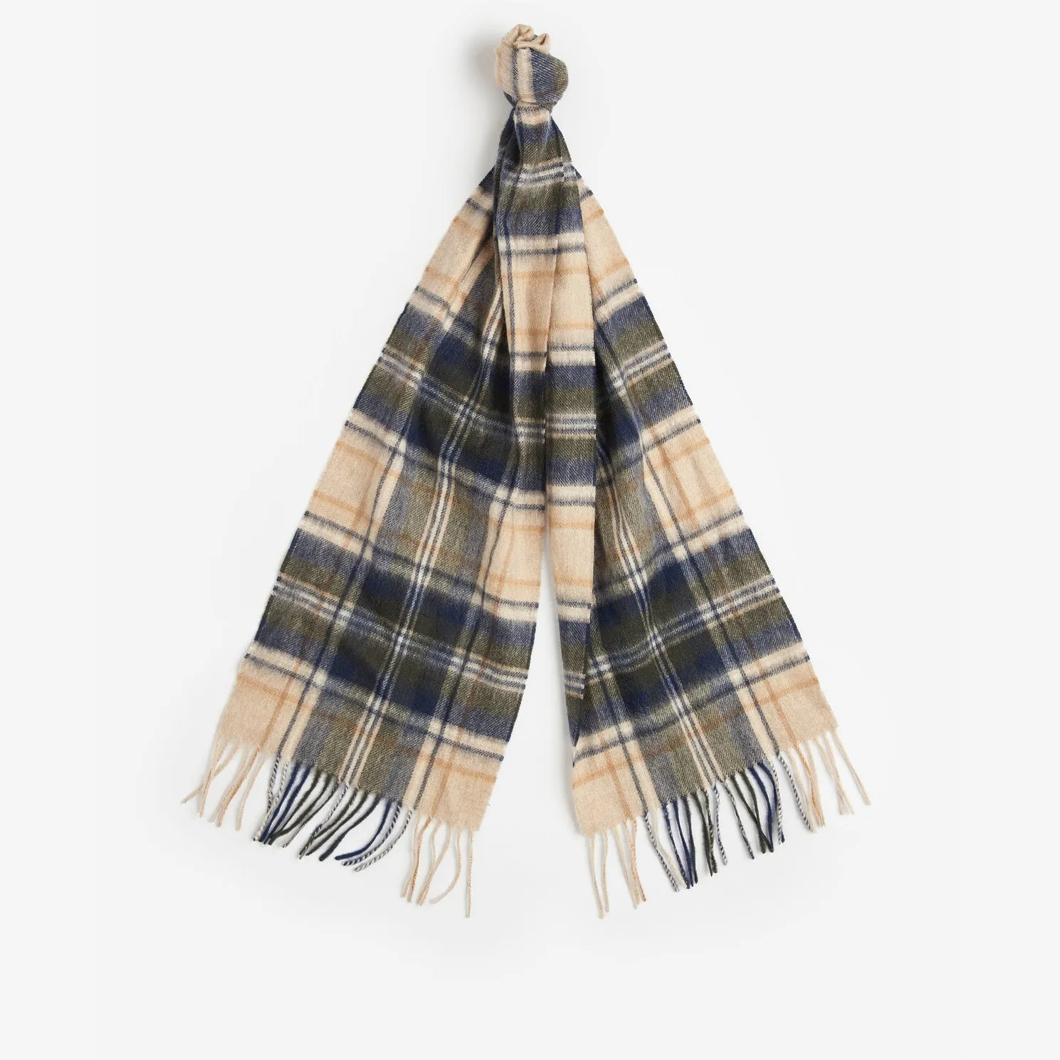 Barbour NEW CHECK Unisex Adults Tartan Scarf Sand Beige Plaid sold by Shuperb product image thumbnail 2