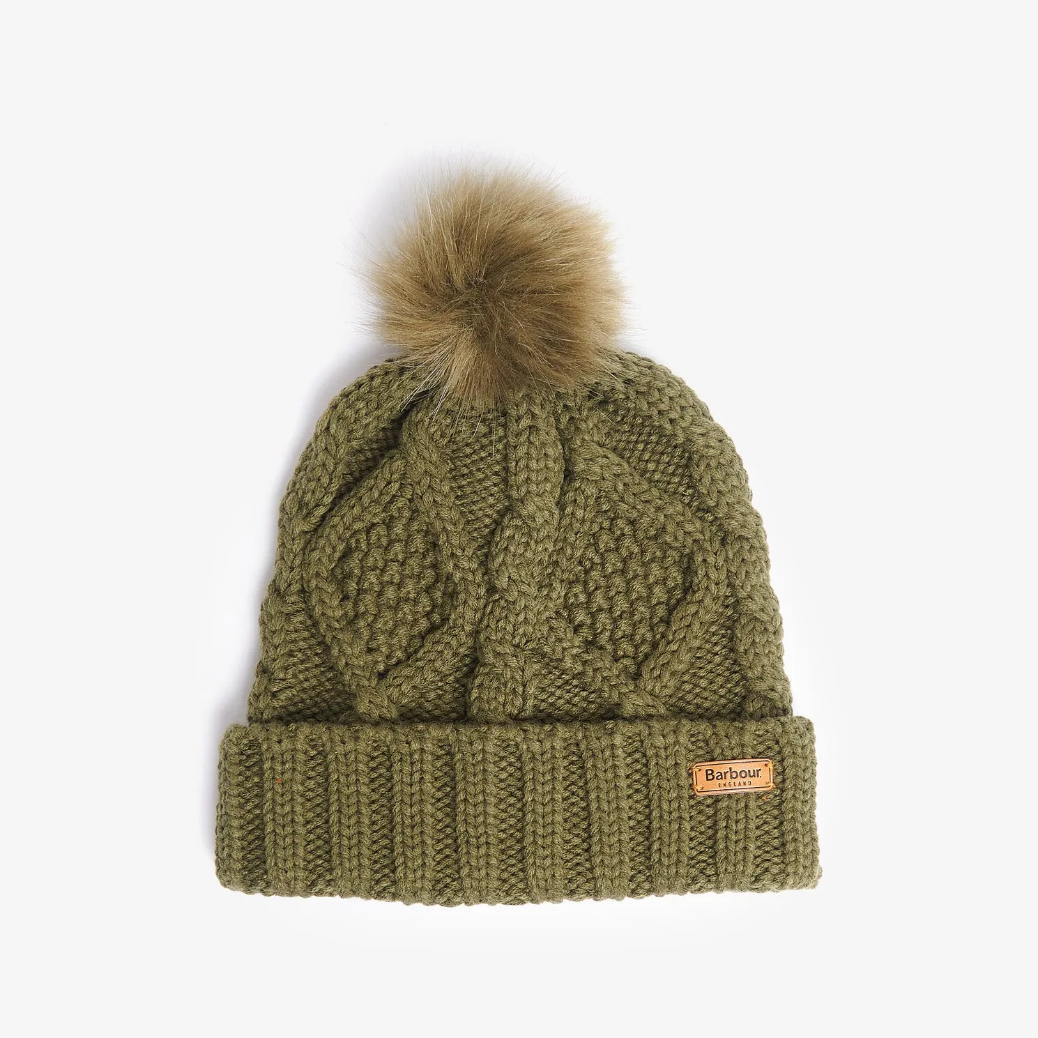 Barbour RIDLEY BEANIE & SCARF Gift Set Womens Olive sold by Shuperb product image thumbnail 3