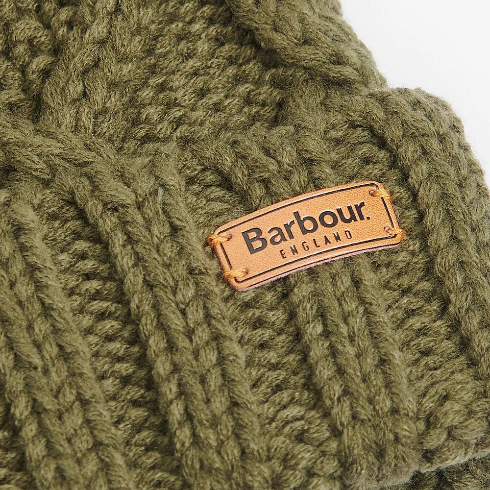 Barbour RIDLEY BEANIE & SCARF Gift Set Womens Olive sold by Shuperb product image thumbnail 5