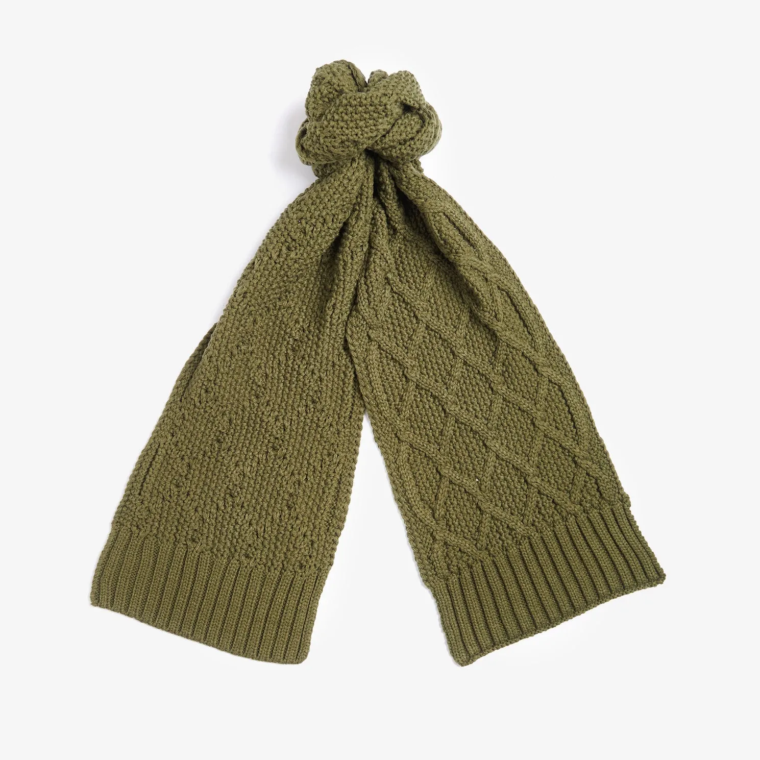Barbour RIDLEY BEANIE & SCARF Gift Set Womens Olive sold by Shuperb product image thumbnail 2