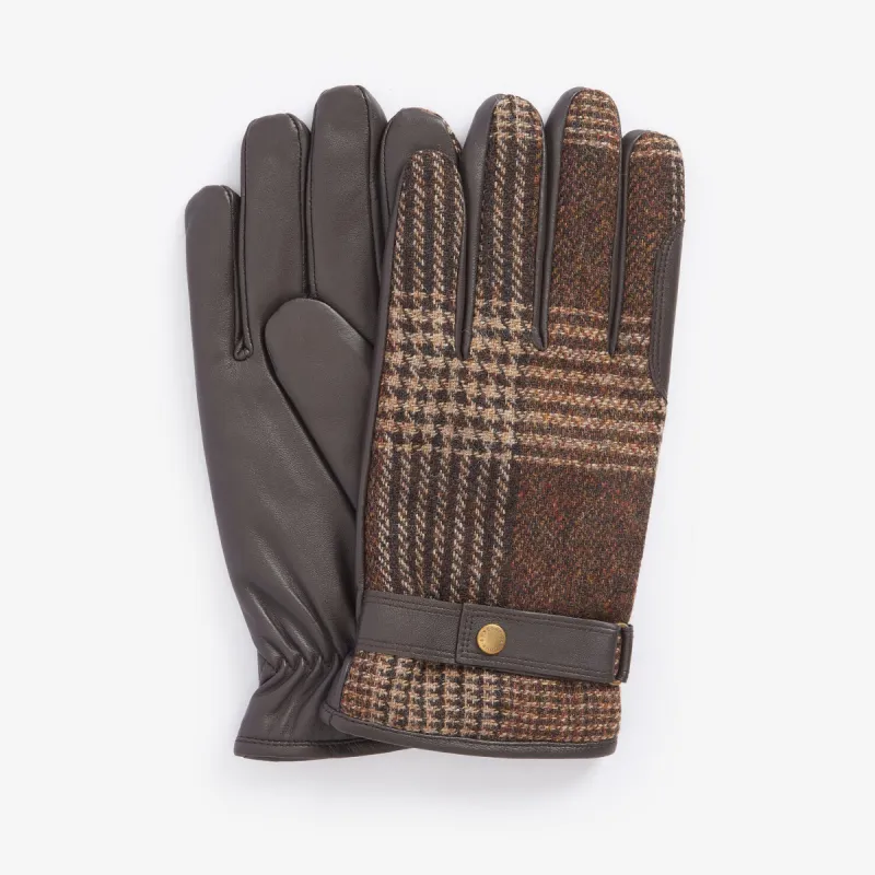 Barbour DEVERON TWEED GLOVE Mens Rustic Mix sold by Shuperb