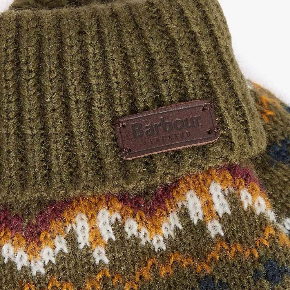 Barbour CASE FAIR ISLE GLOVES Mens Olive sold by Shuperb product image thumbnail 2