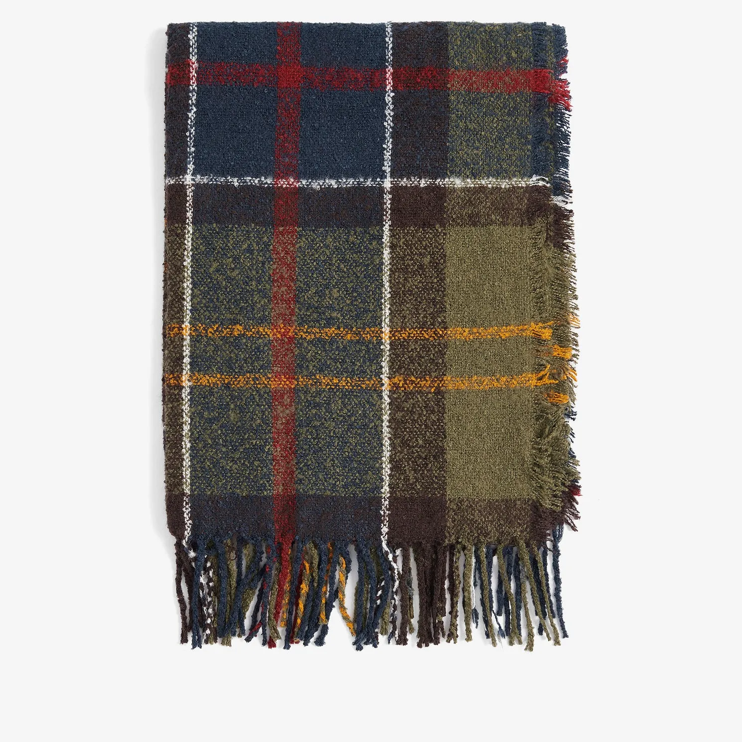 TARTAN BOUCLE Scarf Womens Classic sold by Shuperb product image thumbnail 3