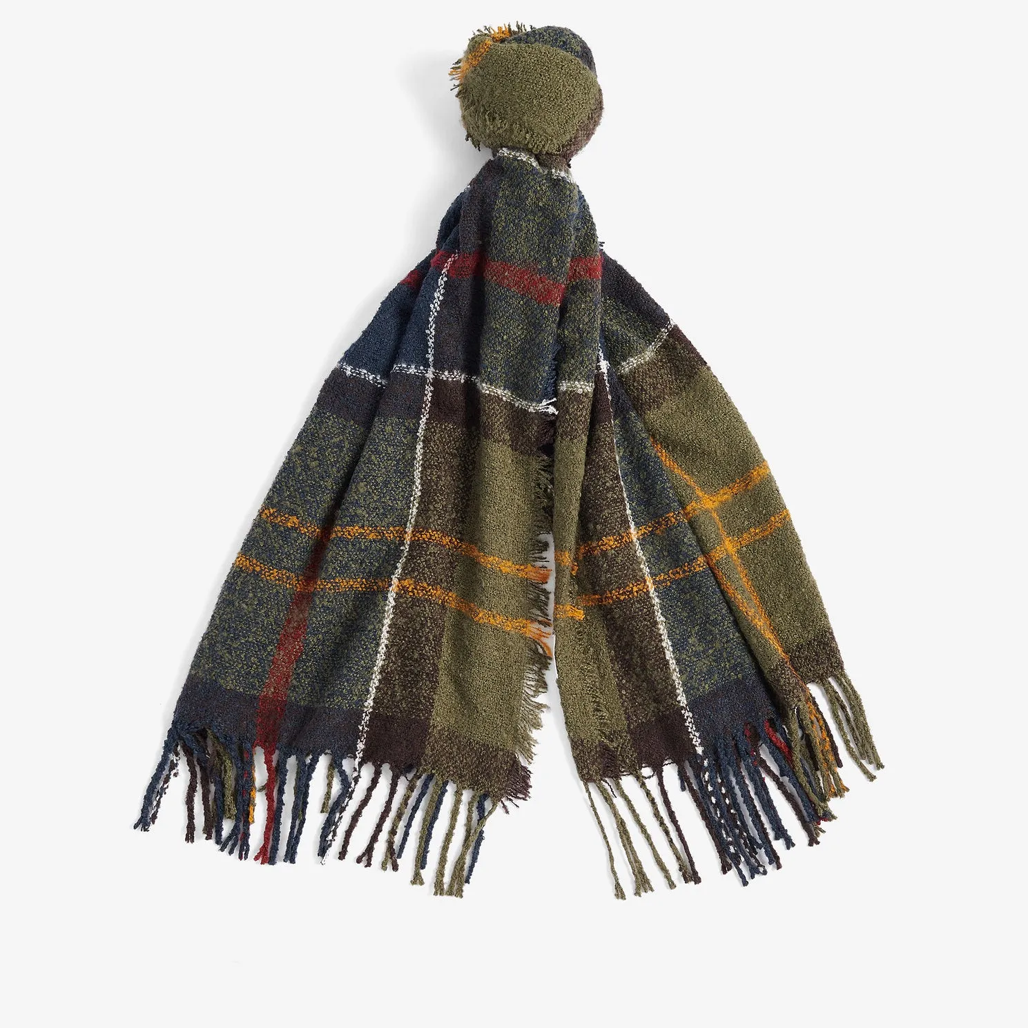 TARTAN BOUCLE Scarf Womens Classic sold by Shuperb product image thumbnail 2