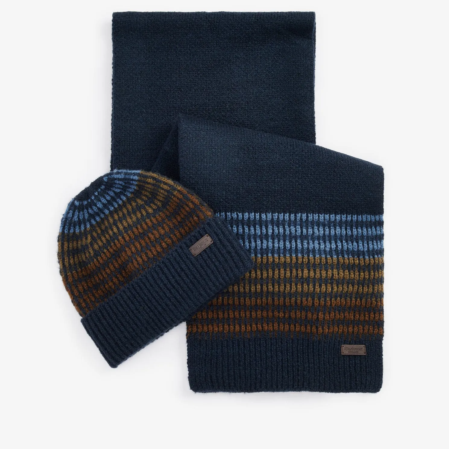 BRANTON BEANIE & SCARF Gift Set Mens Navy sold by Shuperb