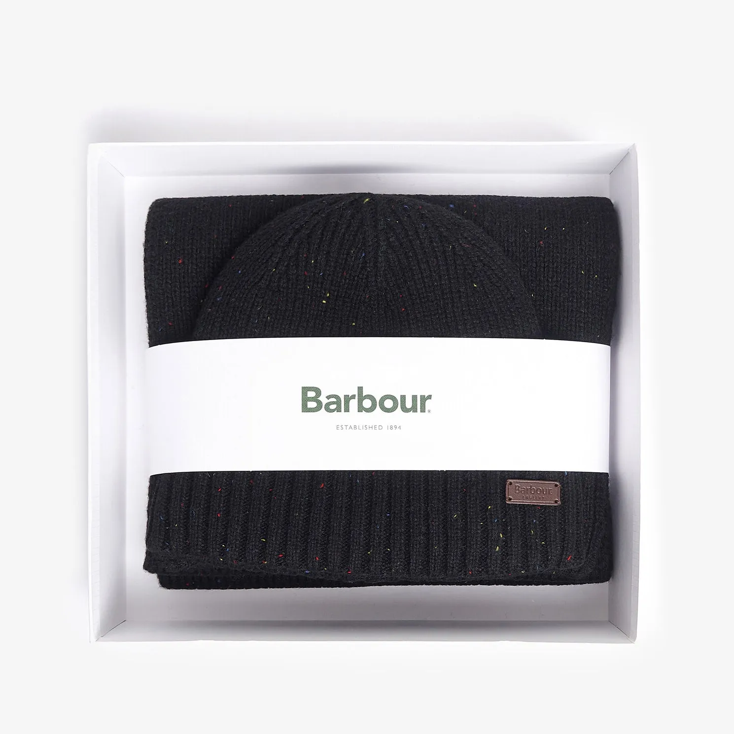 CARLTON FLECK BEANIE & SCARF Gift Set Mens Black sold by Shuperb product image thumbnail 4