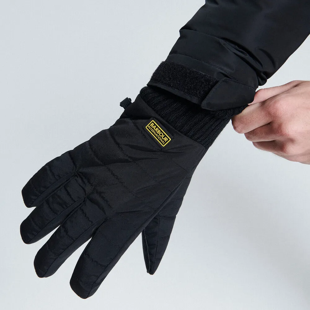 Barbour PEAK LEGACY GLOVES Mens Black sold by Shuperb