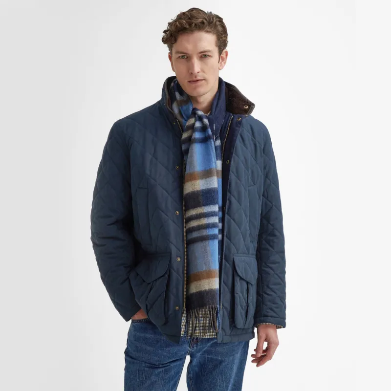 FIELD REVERSIBLE Scarf Unisex Adults Navy sold by Shuperb
