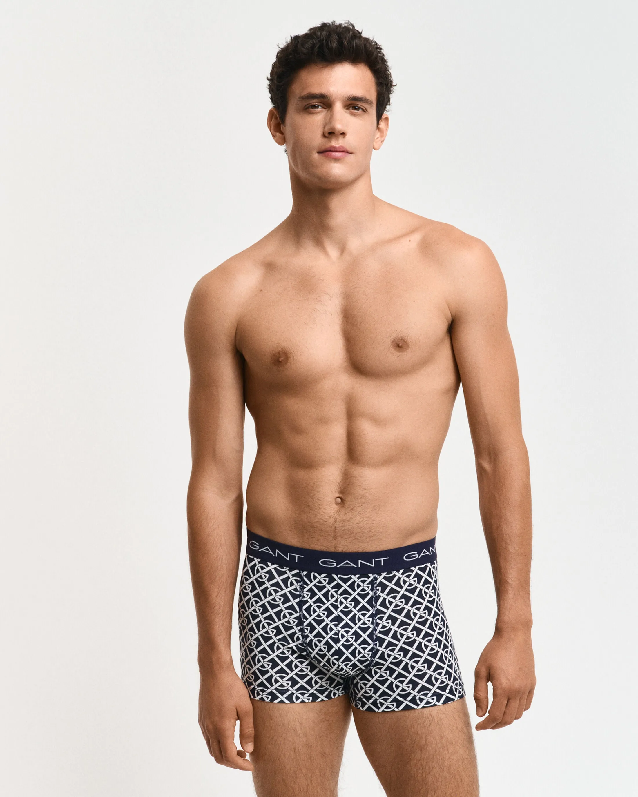 GANT G PATTERN Mens Trunks 3-Pack Evening Blue sold by Shuperb product image thumbnail 4