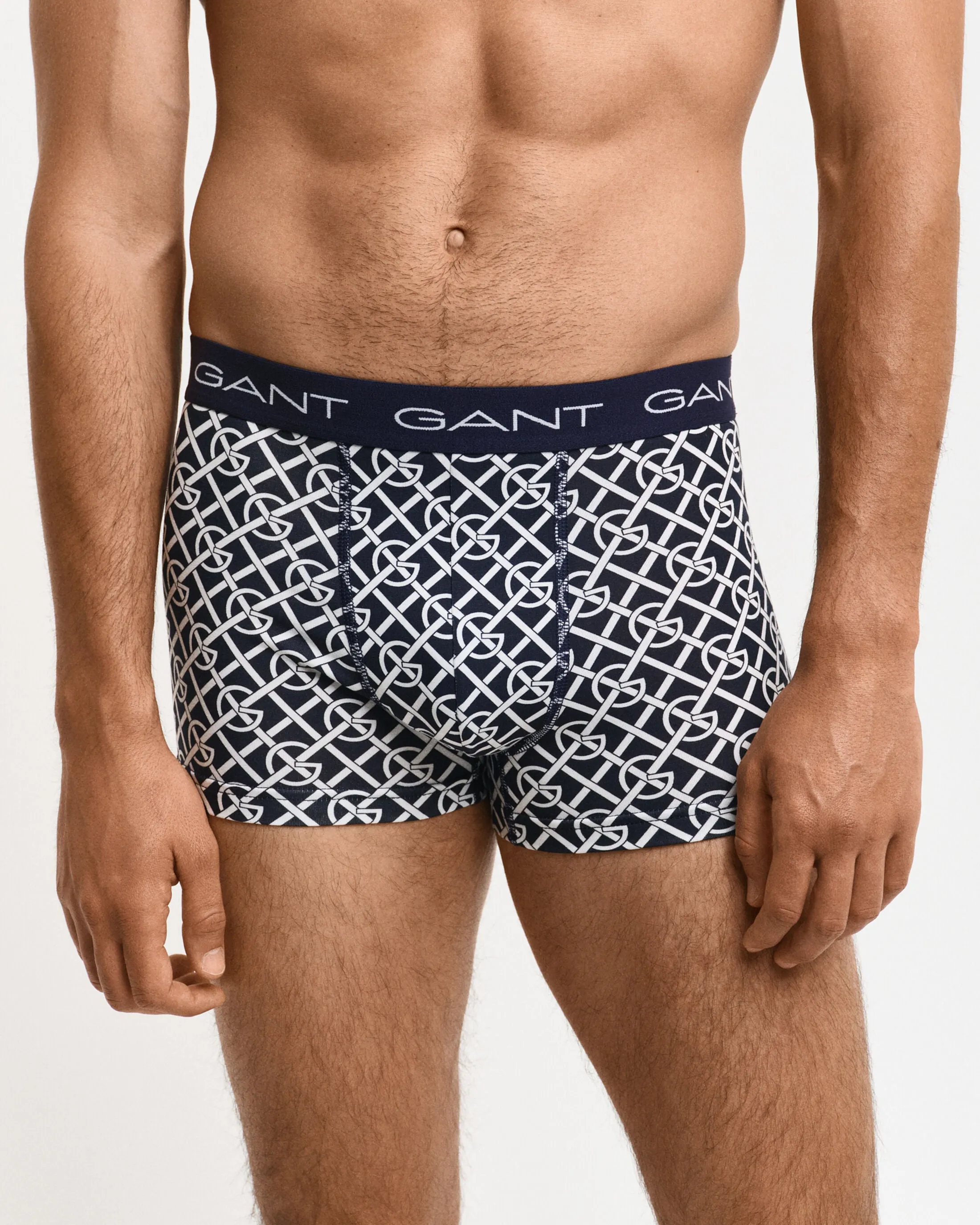 GANT G PATTERN Mens Trunks 3-Pack Evening Blue sold by Shuperb product image thumbnail 3