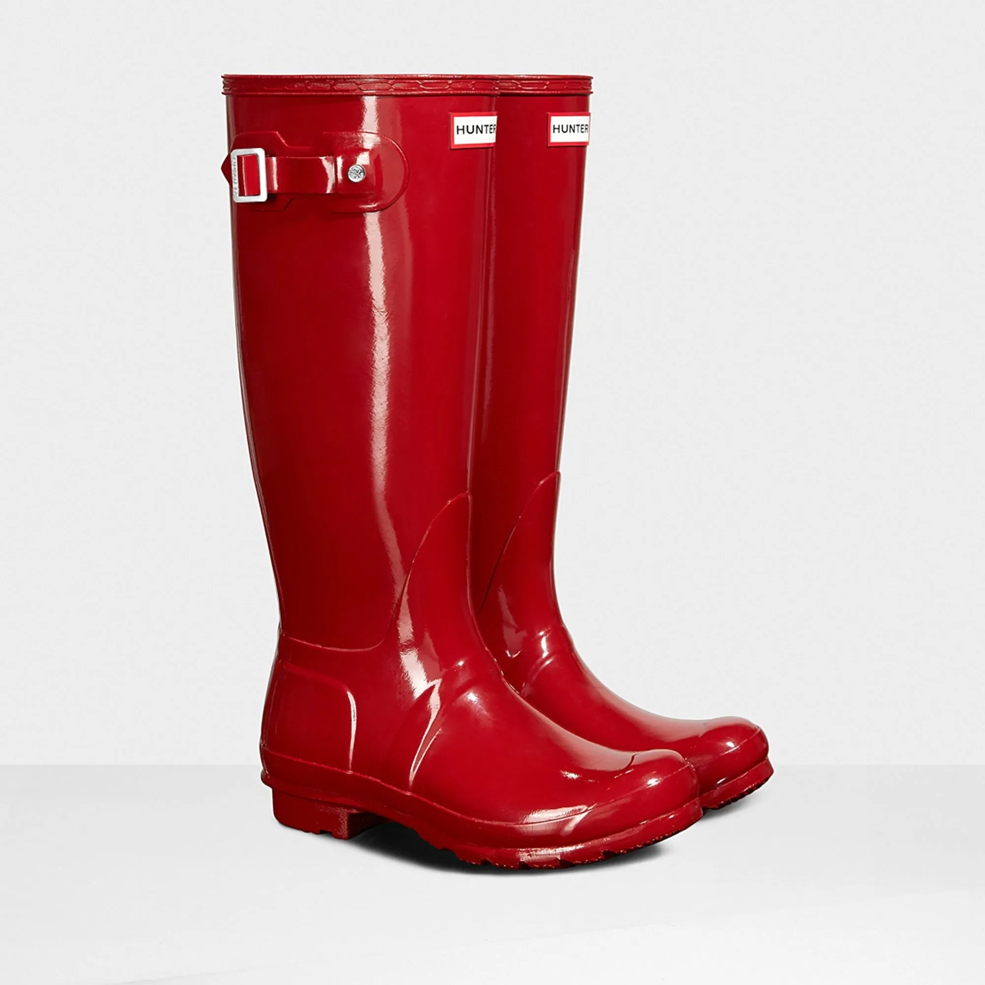 Hunter ORIGINAL TALL Womens Wellies Military Red Gloss sold by Shuperb product image thumbnail 3
