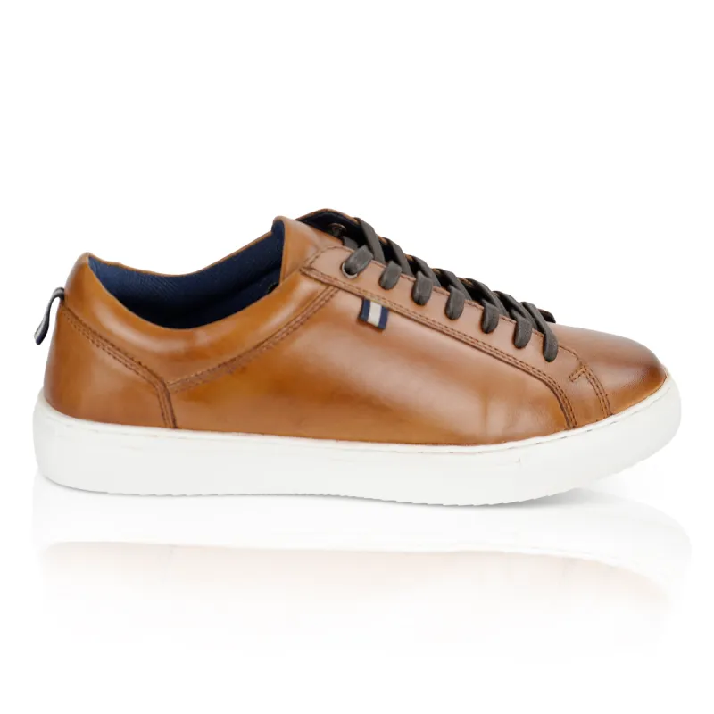 Silver Street London HOLDEN Mens Trainers Dark Brown sold by Shuperb