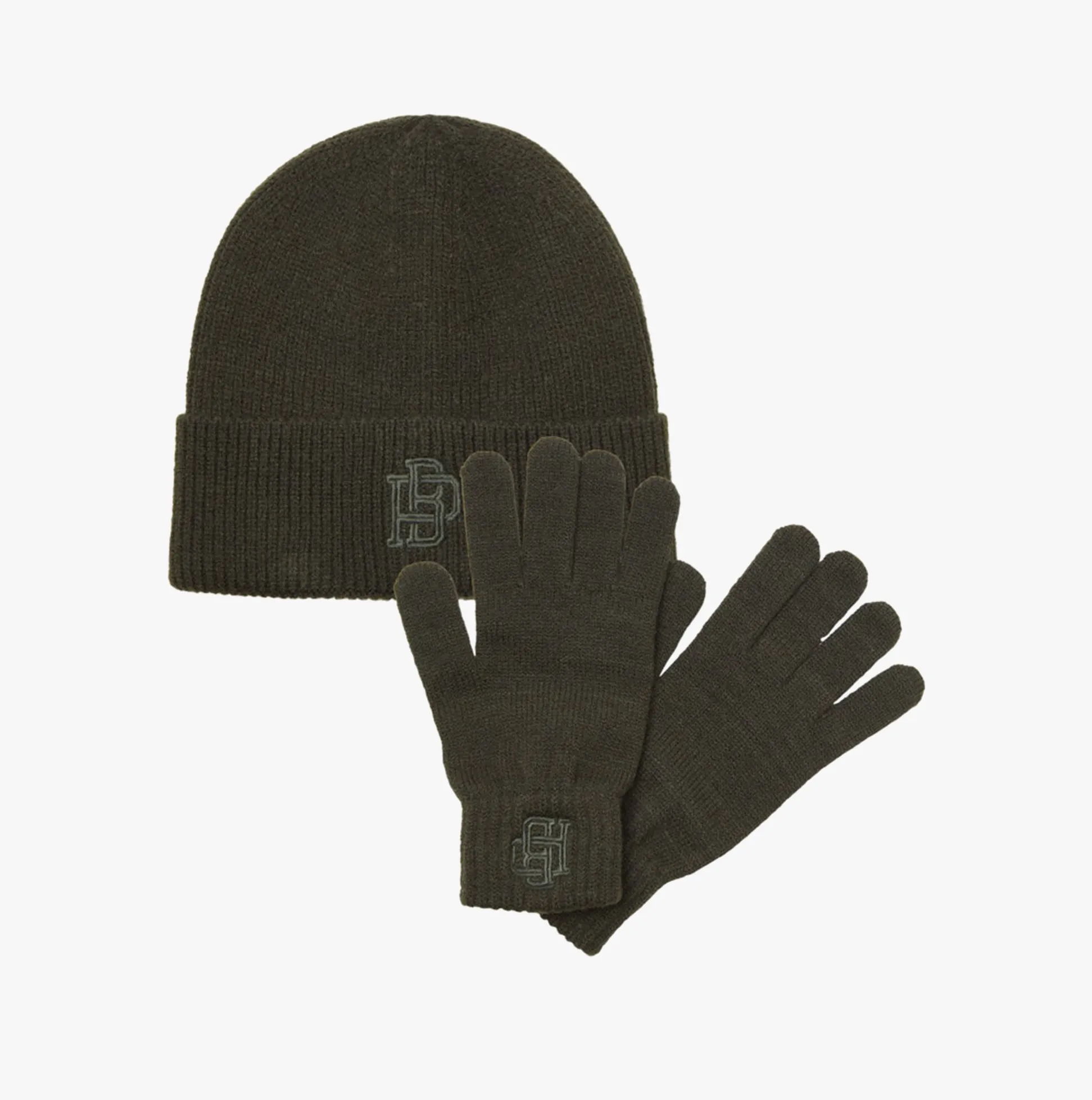 Jack & Jones TRAIN Mens Hat & Gloves Set Peat sold by Shuperb