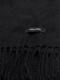 Jack & Jones SOLID WOVEN Mens Scarf Black sold by Shuperb product image thumbnail 2