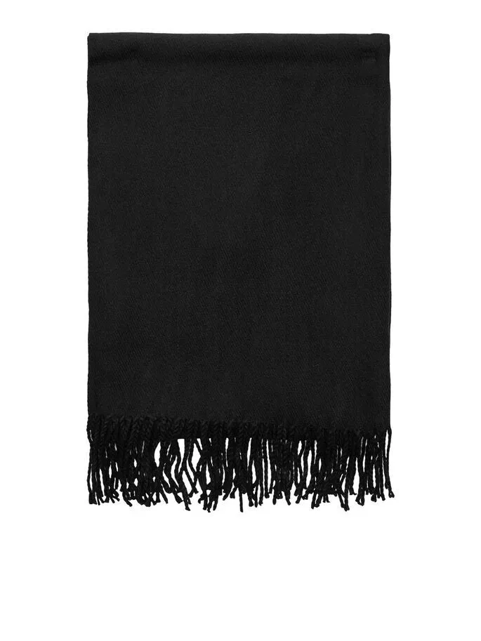 Jack & Jones SOLID WOVEN Mens Scarf Black sold by Shuperb product image thumbnail 3