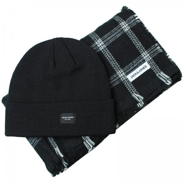 Jack & Jones FROST DNA Mens Beanie Black sold by Shuperb