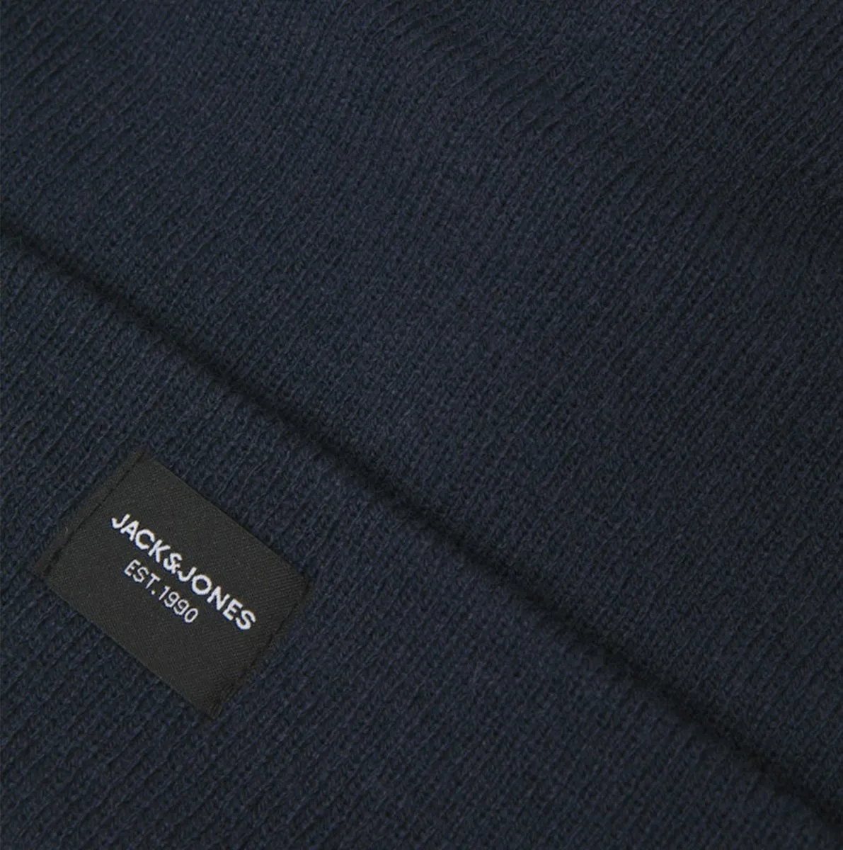 Jack & Jones FROST DNA Mens Beanie & Scarf Navy sold by Shuperb product image thumbnail 4