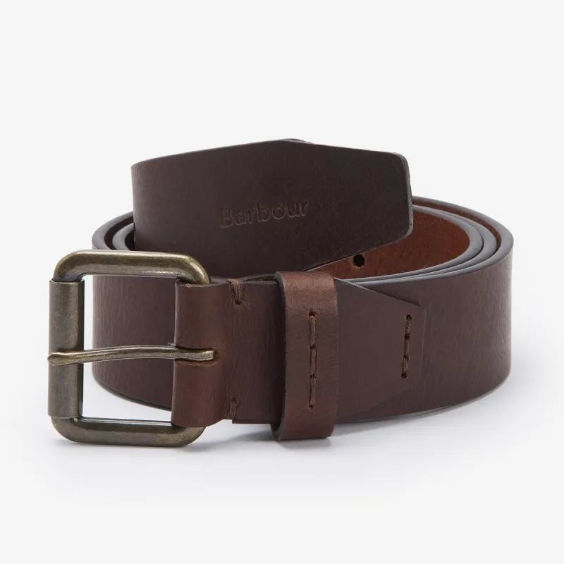 GLEN Mens Leather Belt Brown sold by Shuperb
