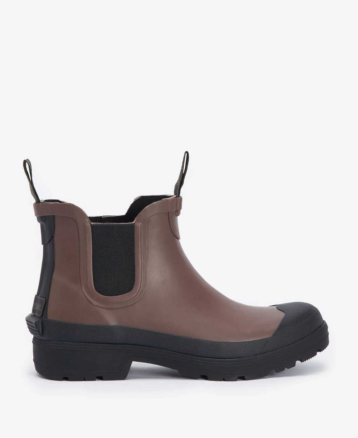 Barbour STORM Mens Chelsea Wellies Dark Sand/Black sold by Shuperb
