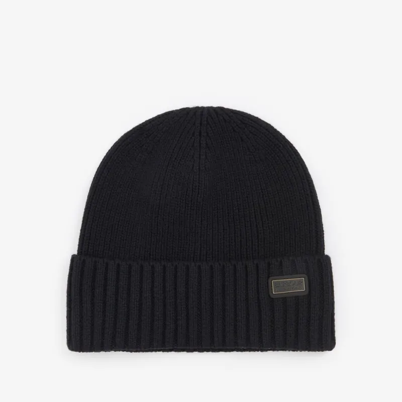 Barbour CHESTER Mens Beanie Black sold by Shuperb