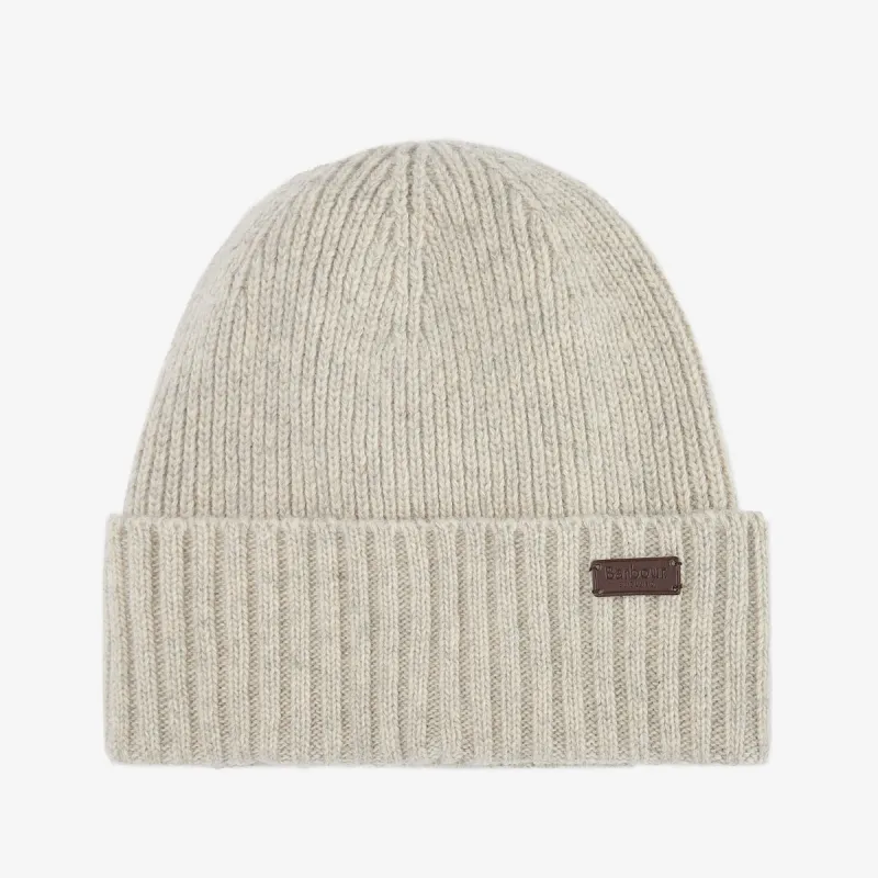 Barbour CARLTON Mens Beanie Light Grey sold by Shuperb