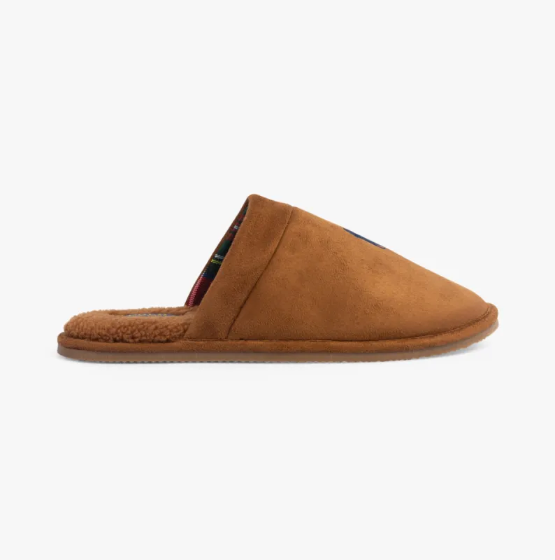 Polo Ralph Lauren KLARENCE Mens Mule Slippers Brown sold by Shuperb