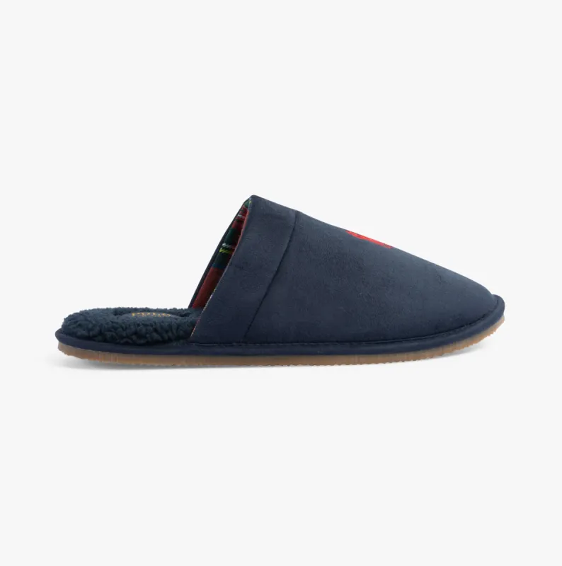Polo Ralph Lauren KLARENCE Mens Mule Slippers Navy Micro sold by Shuperb