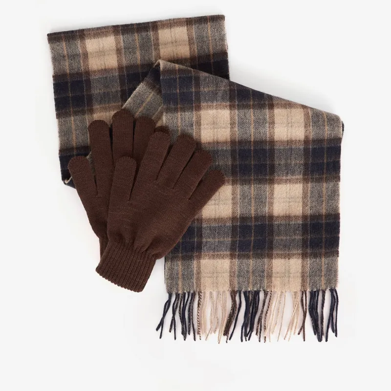 TARTAN SCARF & GLOVE Gift Set Mens Autumn Dress sold by Shuperb