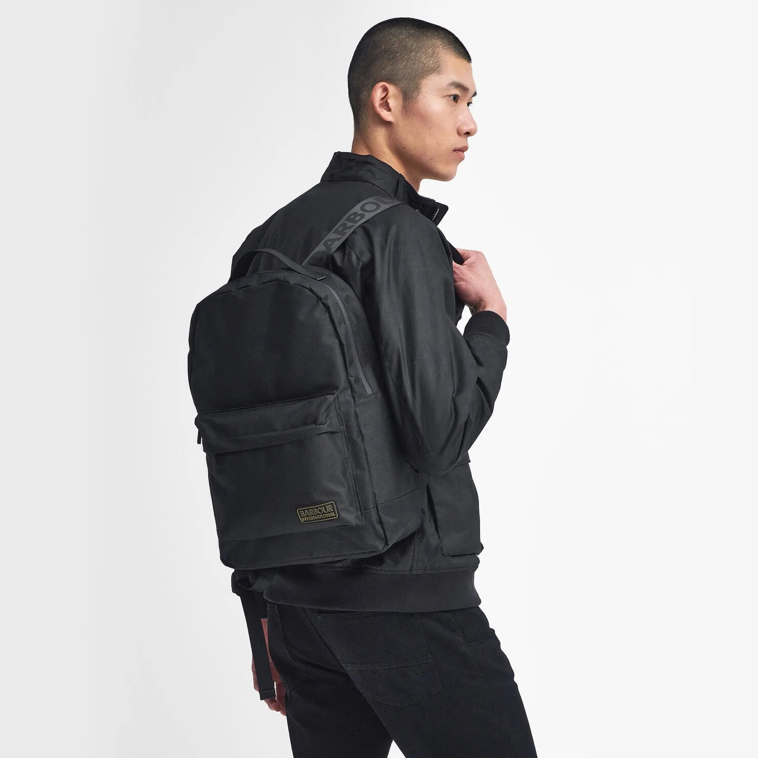 Barbour KNOCKHILL ESSENTIAL BACKPACK Unisex Adults Backpack Black sold by Shuperb