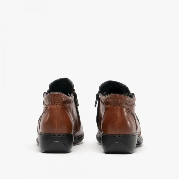 Rieker L3882-24 Womens Ankle Boots Nutmeg sold by Shuperb product image thumbnail 5