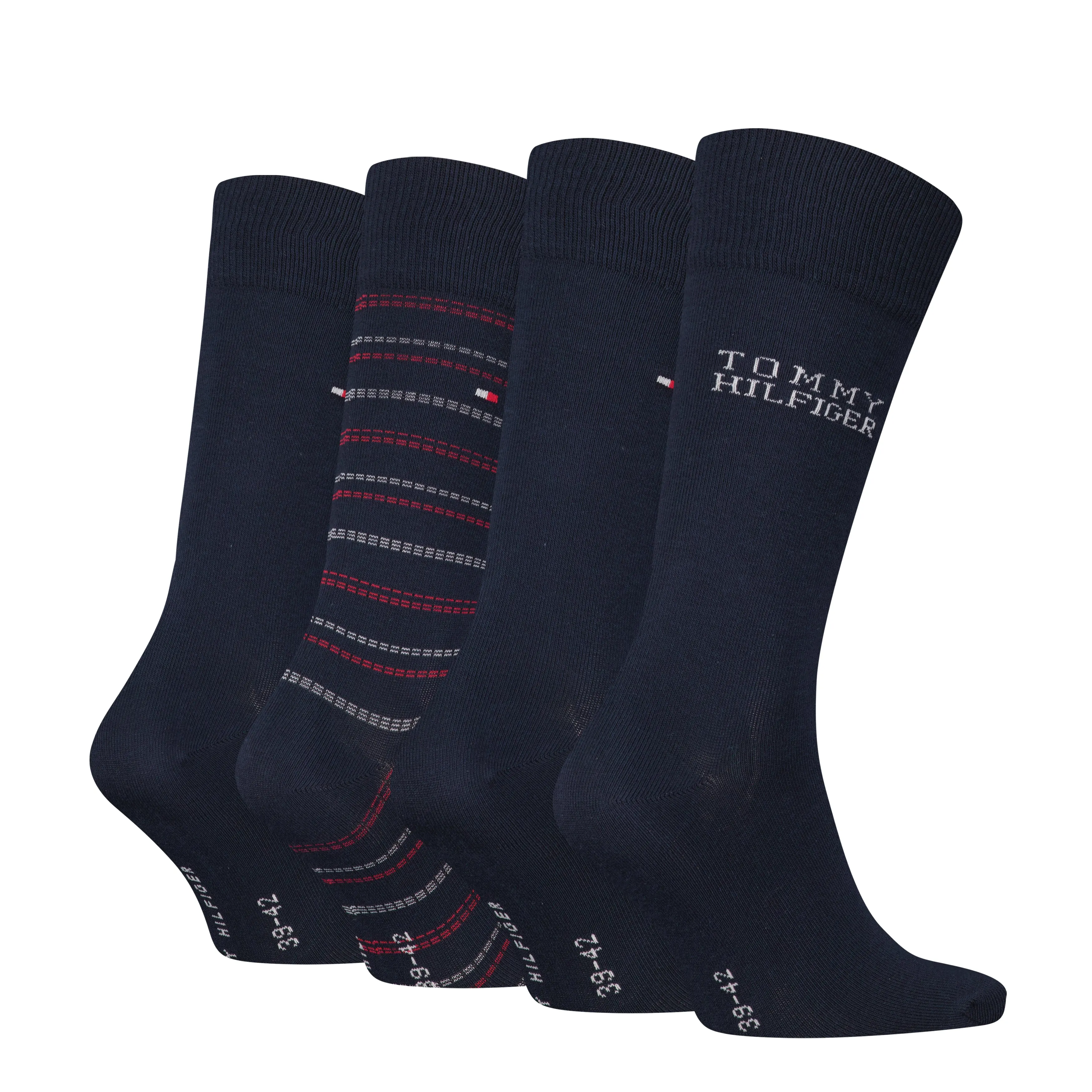 Tommy Hilfiger 4 Pack Giftboxed Classic Mens Crew Socks Navy sold by Shuperb product image thumbnail 4