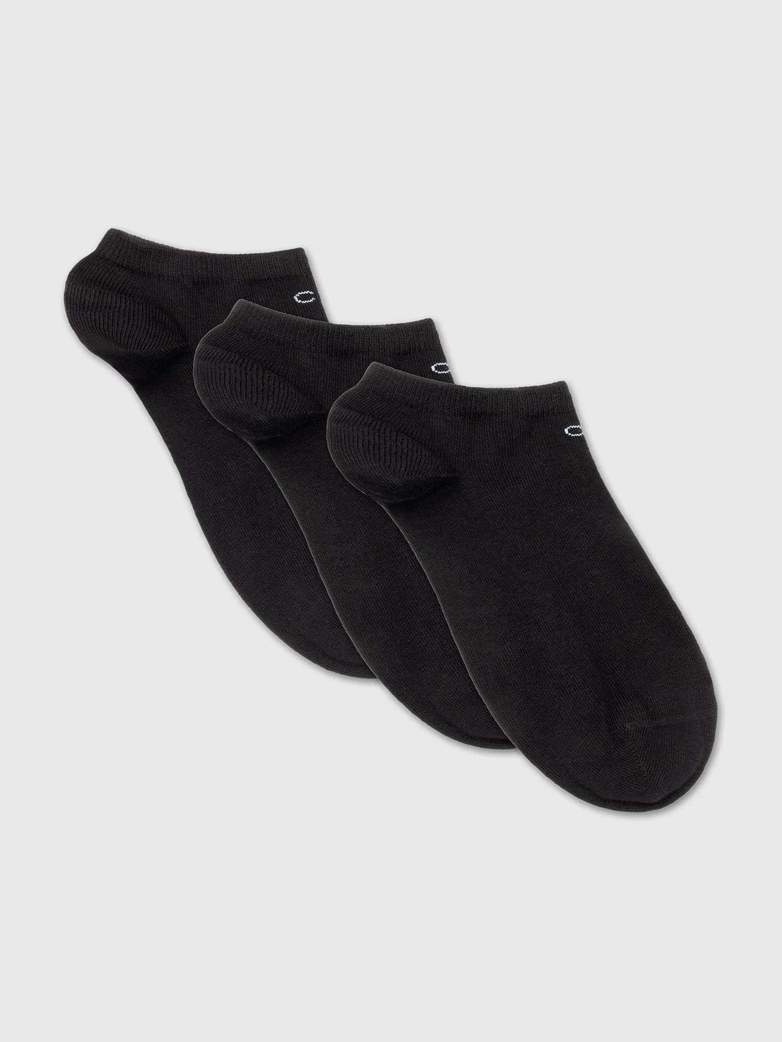 3 Pack Womens Ankle Trainer Socks Black sold by Shuperb product image thumbnail 2