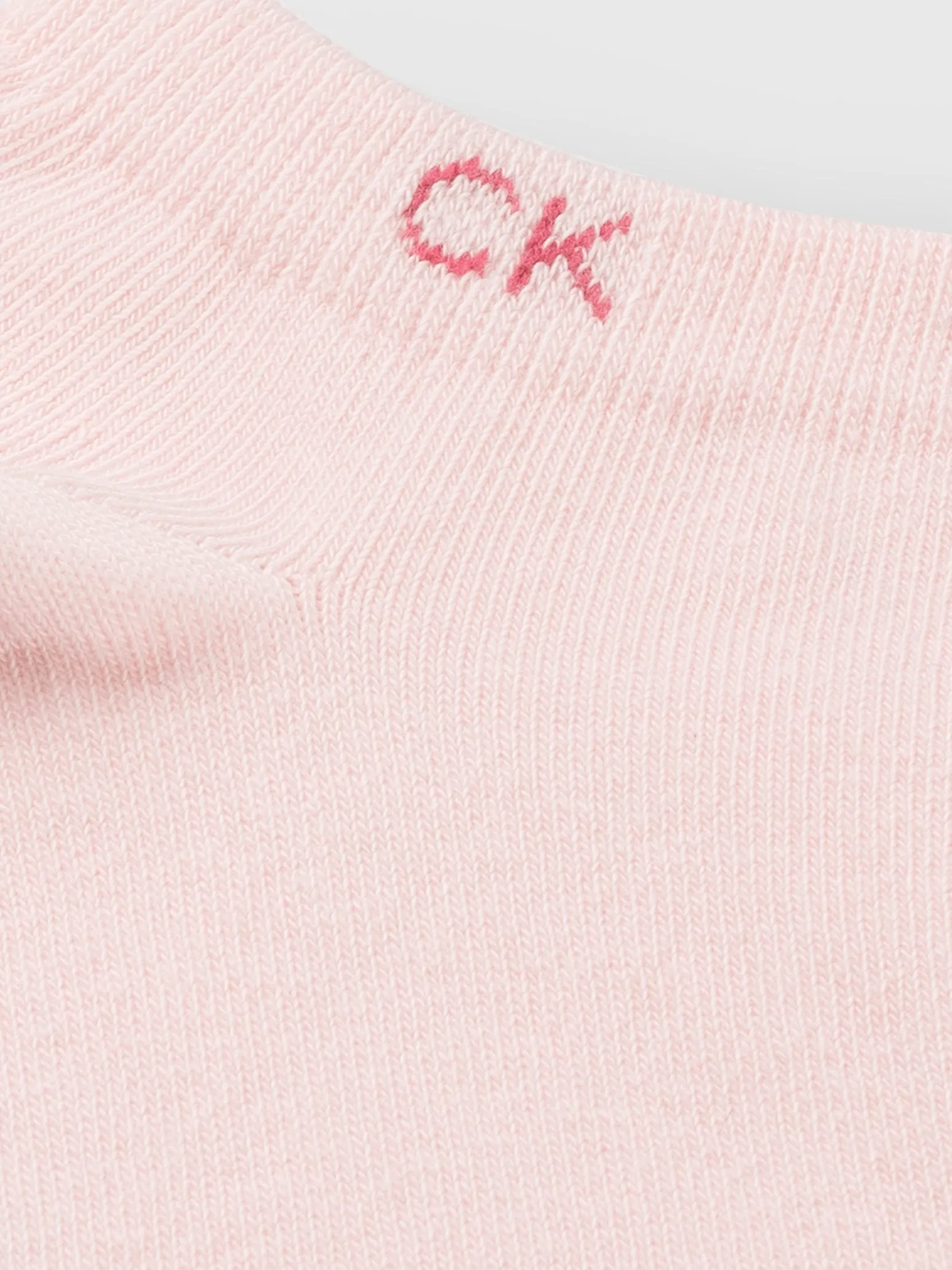 Calvin Klein 2 Pack Womens Ankle Trainer Socks Pink Combo sold by Shuperb product image thumbnail 2