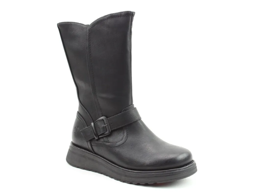 Heavenly Feet BELLA Womens Mid-Calf Boots Black sold by Shuperb