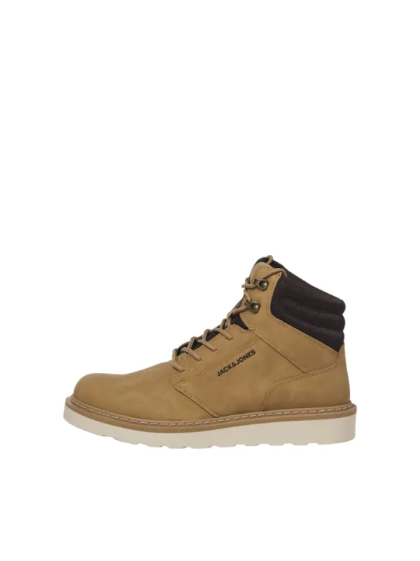 Jack & Jones OHIO PU Mens Boots Honey sold by Shuperb