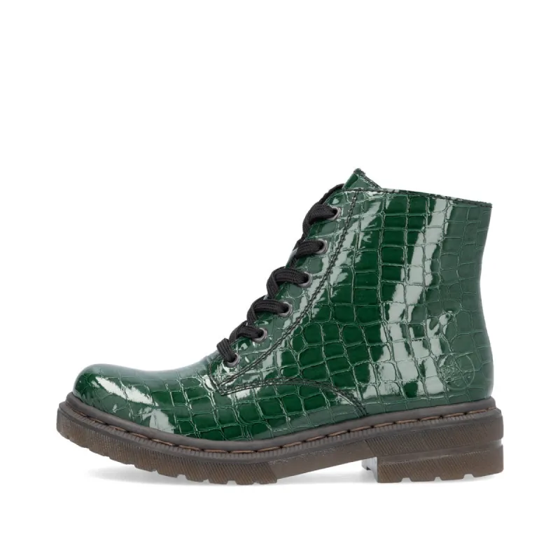 Rieker 78240-54 Womens Boots Green sold by Shuperb