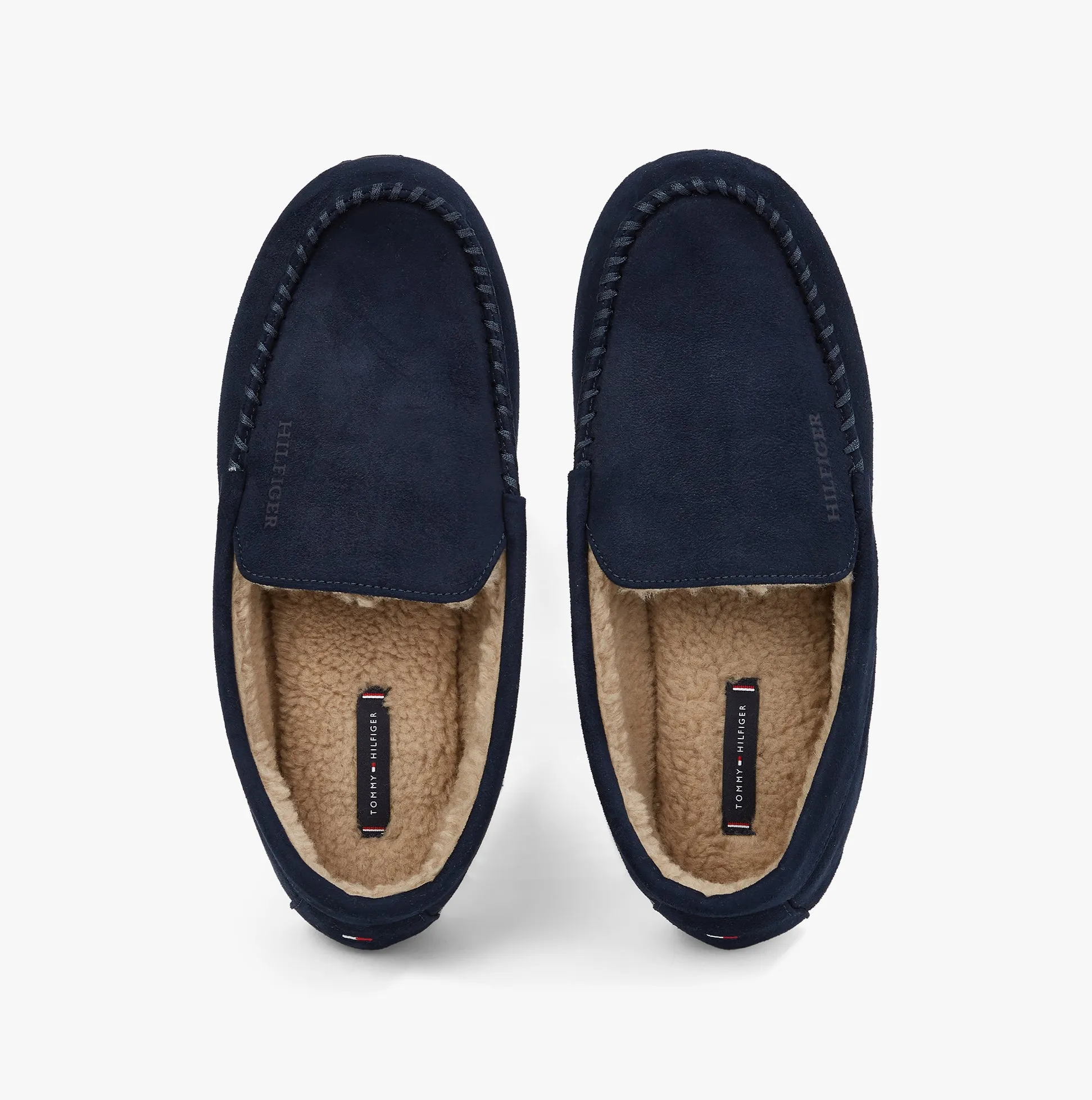 HILFIGER DRIVER HOUSE Mens Moccasin Slippers Desert Sky sold by Shuperb product image thumbnail 3
