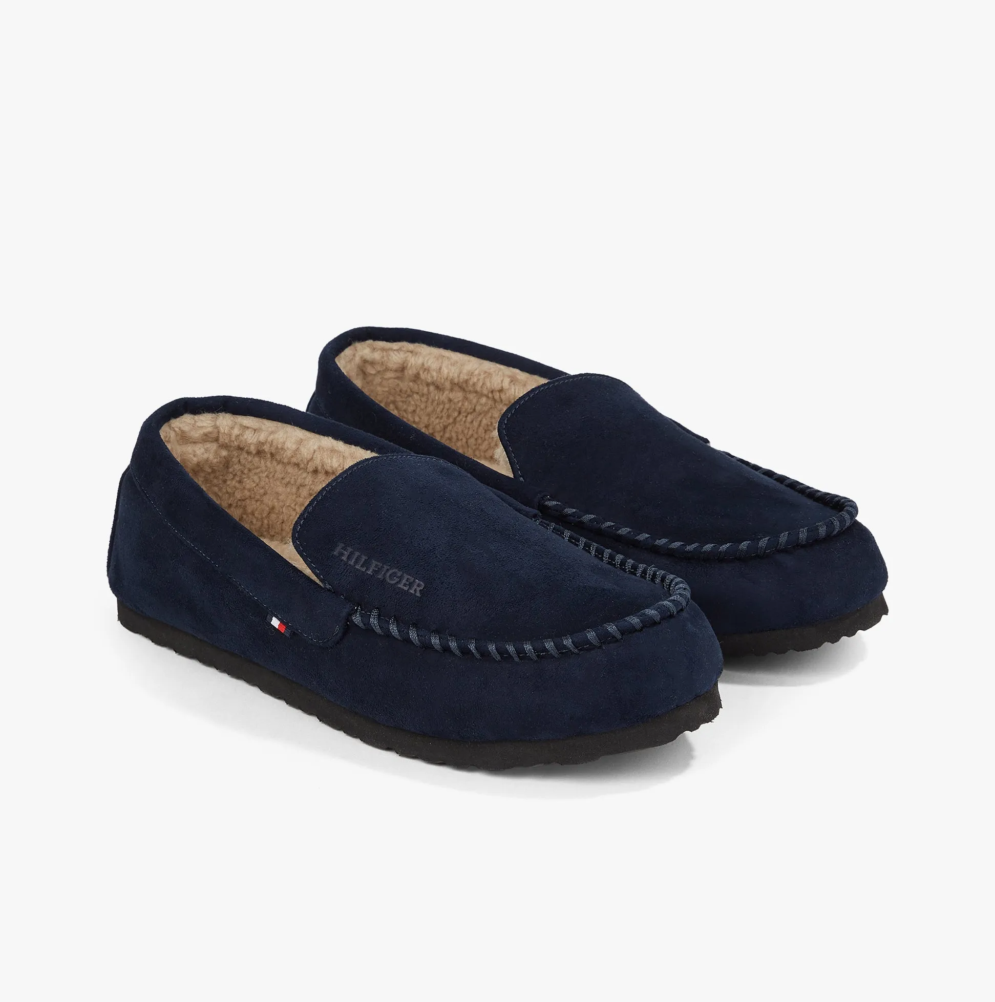 HILFIGER DRIVER HOUSE Mens Moccasin Slippers Desert Sky sold by Shuperb product image thumbnail 2