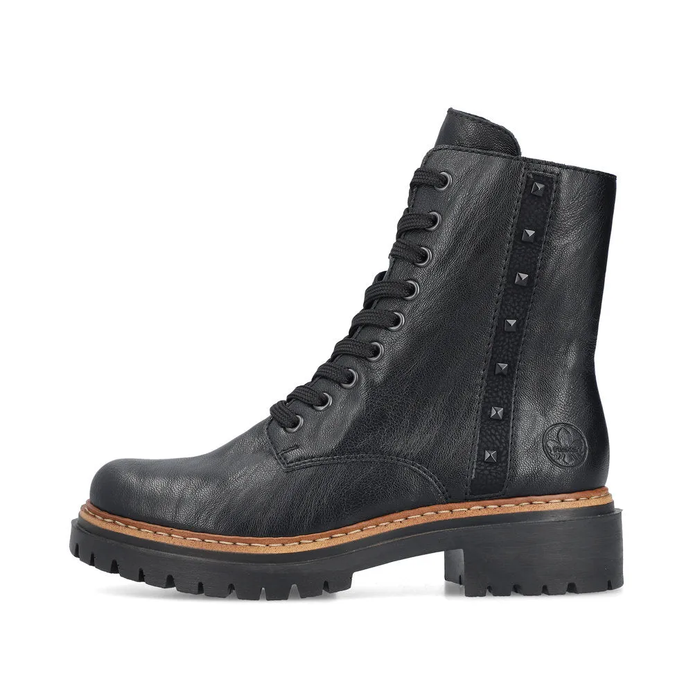 Rieker 72647-00 Womens Boots Black sold by Shuperb