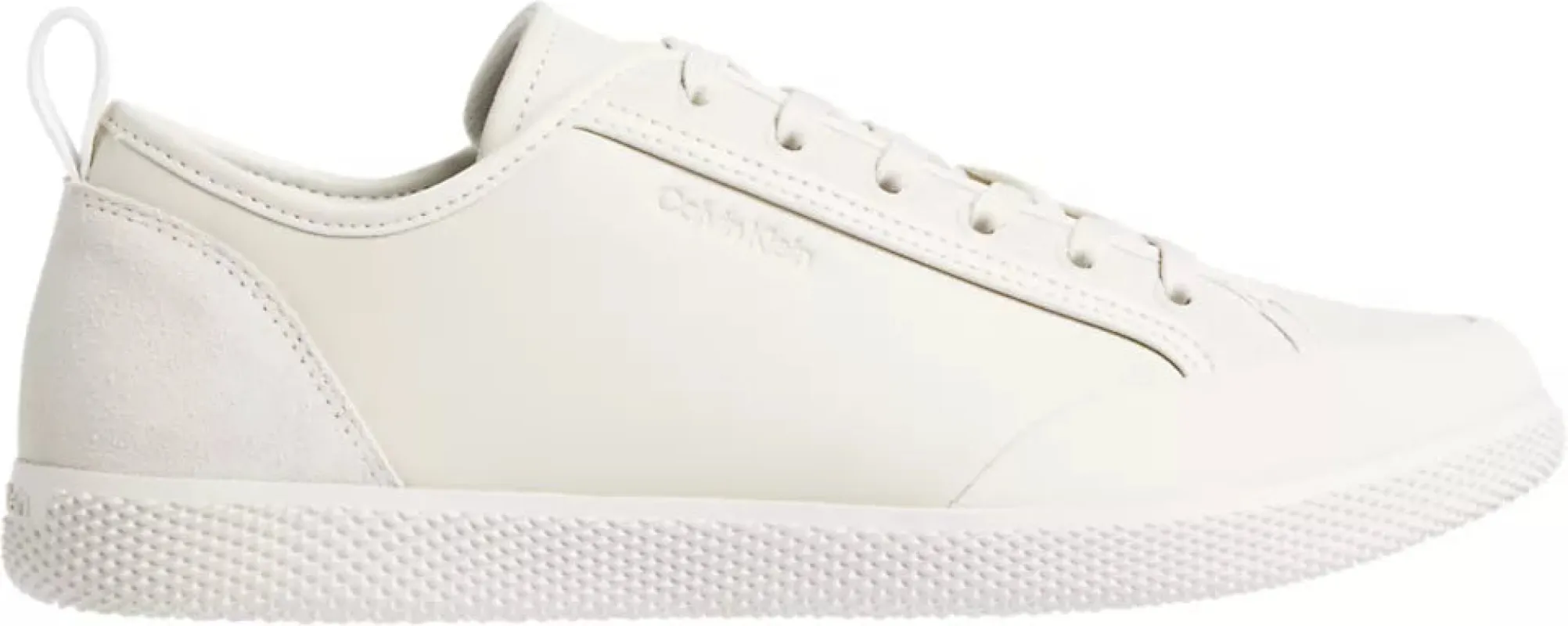 Calvin Klein LOW TOP LACE UP Mens Trainers Dk Ecru sold by Shuperb