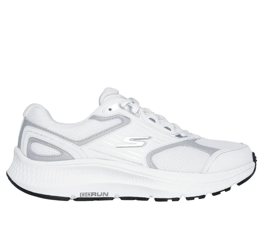 Skechers 128606/WSL GO RUN CONSISTENT 2.0 - ADVANTAGE Womens Trainers White/Silver sold by Shuperb
