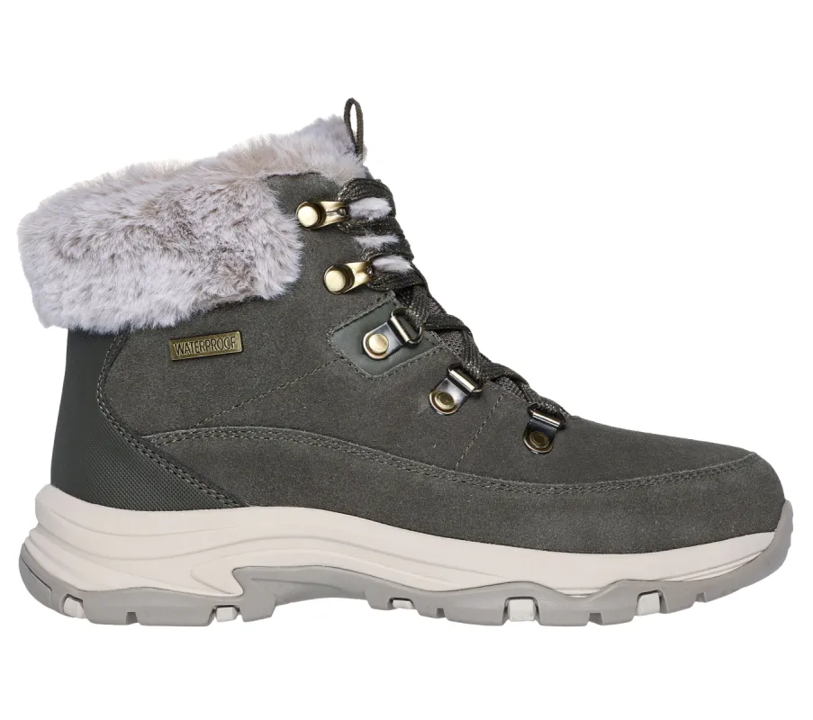 Skechers 167882/OLV TREGO - SNOW WORRIES Womens Boots Olive made by Skechers