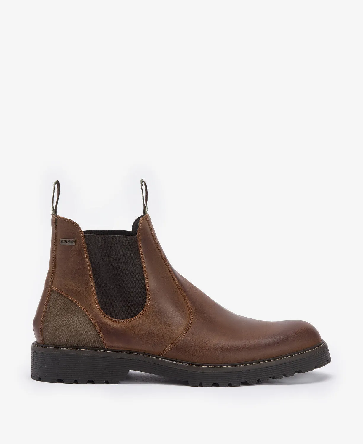Barbour PATTON Mens Chelsea Boots Teak sold by Shuperb