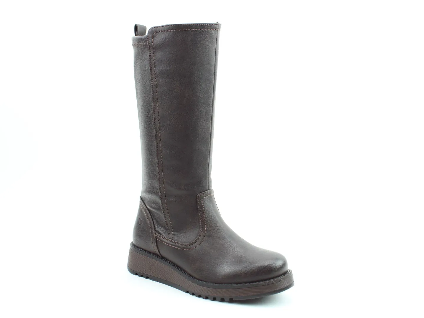 Heavenly Feet LUNA Womens Tall Boots Chocolate sold by Shuperb
