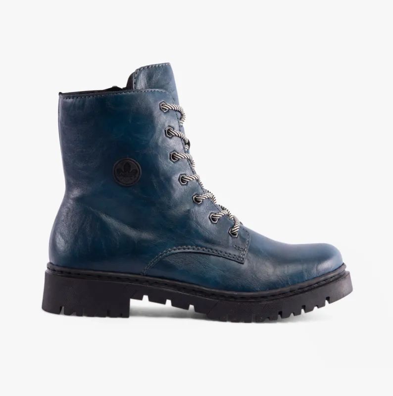 Rieker Y2440-12 Womens Boots Blue sold by Shuperb