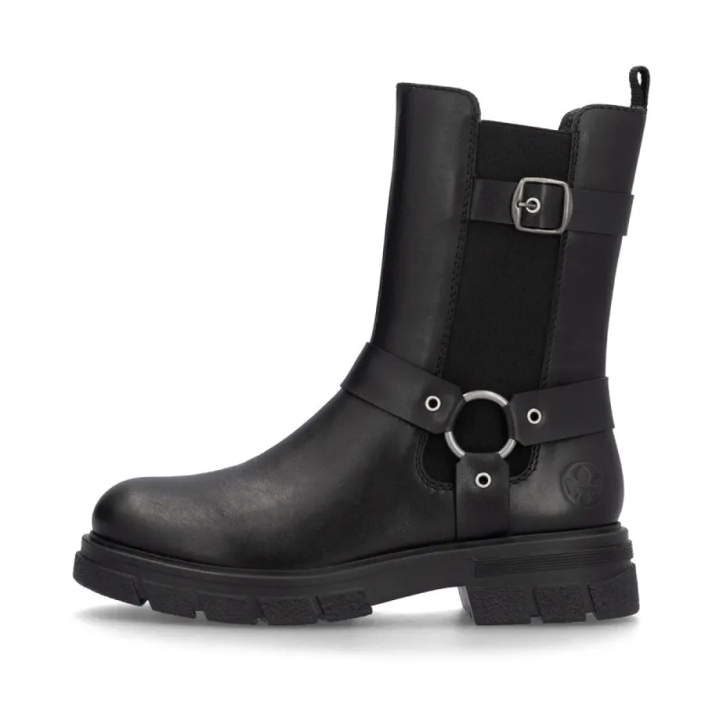 Rieker Z9177-00 Womens Boots Black sold by Shuperb