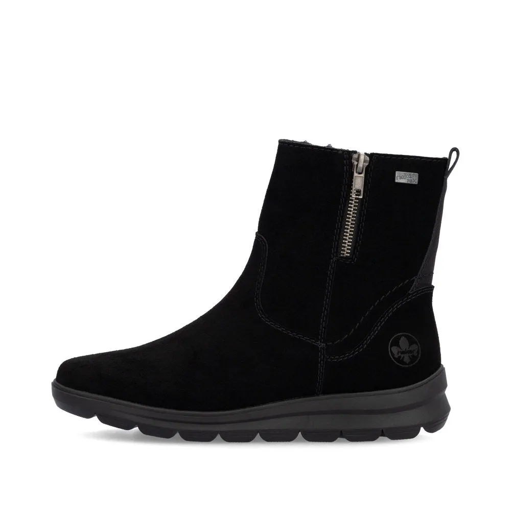 Rieker Z0053-00 Womens Boots Black sold by Shuperb
