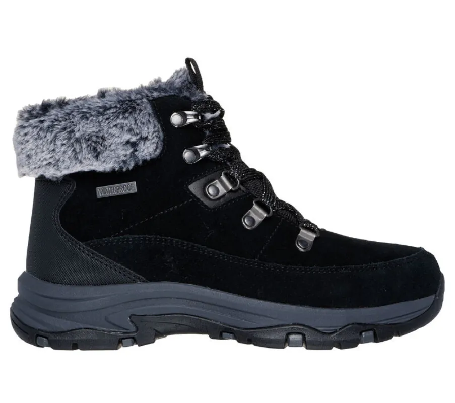 Skechers 167882/BLK TREGO - SNOW WORRIES Womens Boots Black sold by Shuperb